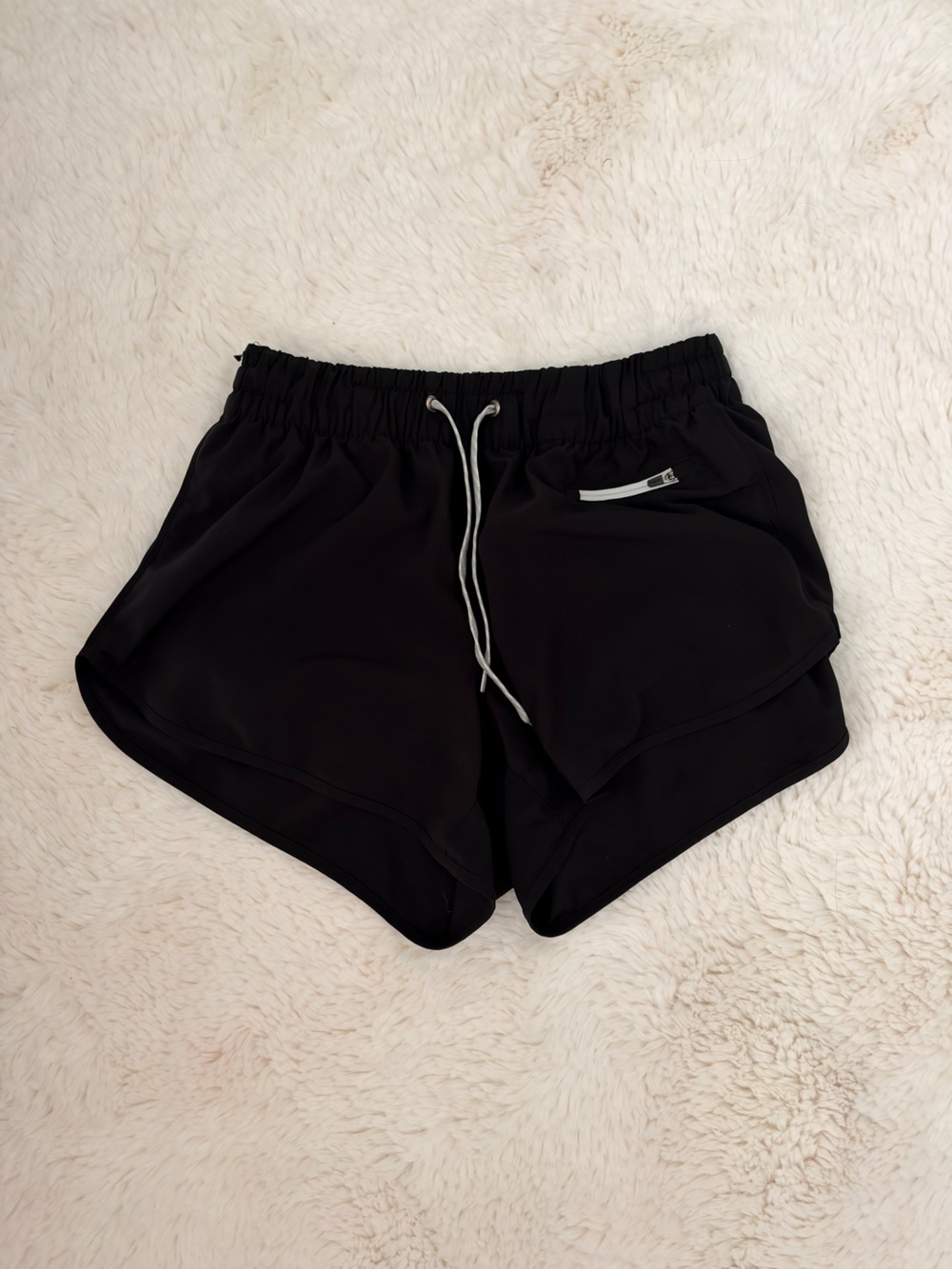 Vuori Black Women's Athletic Layered Shorts